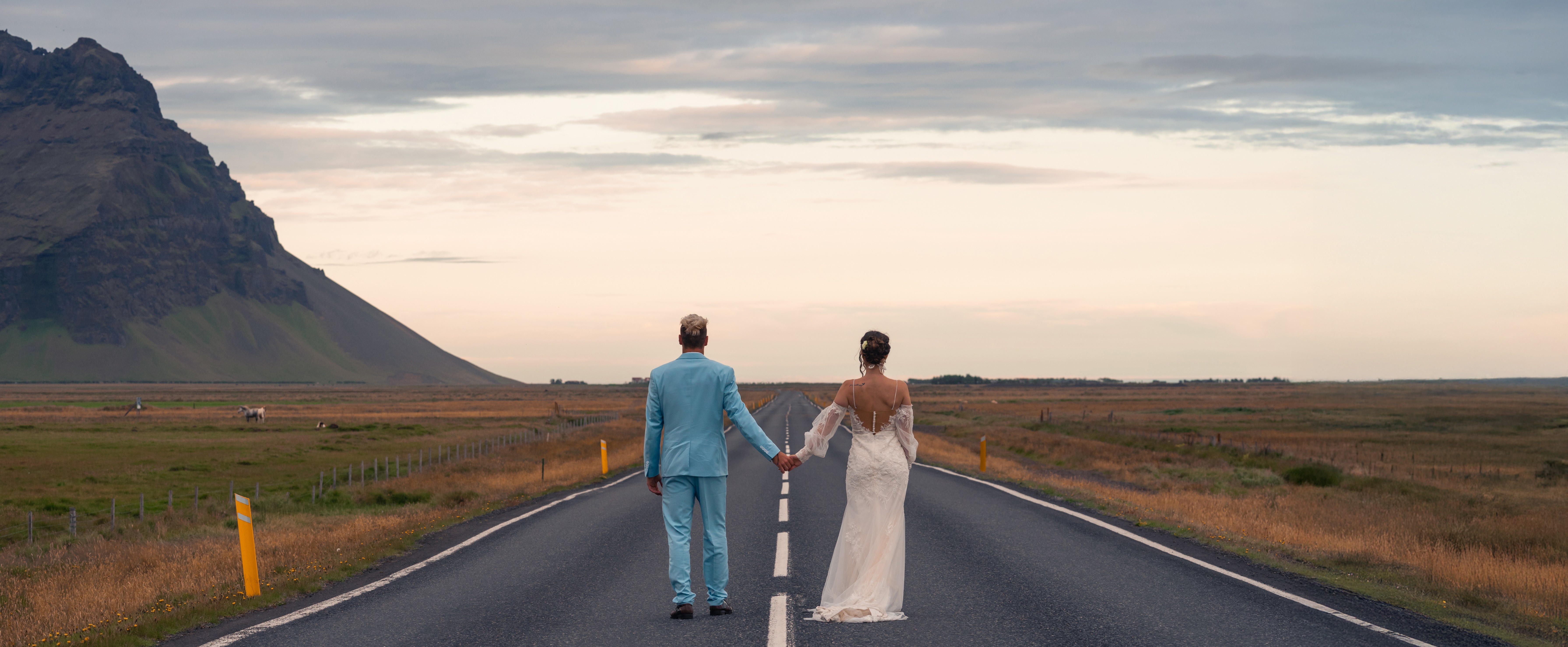Street Wedding Photo Iceland